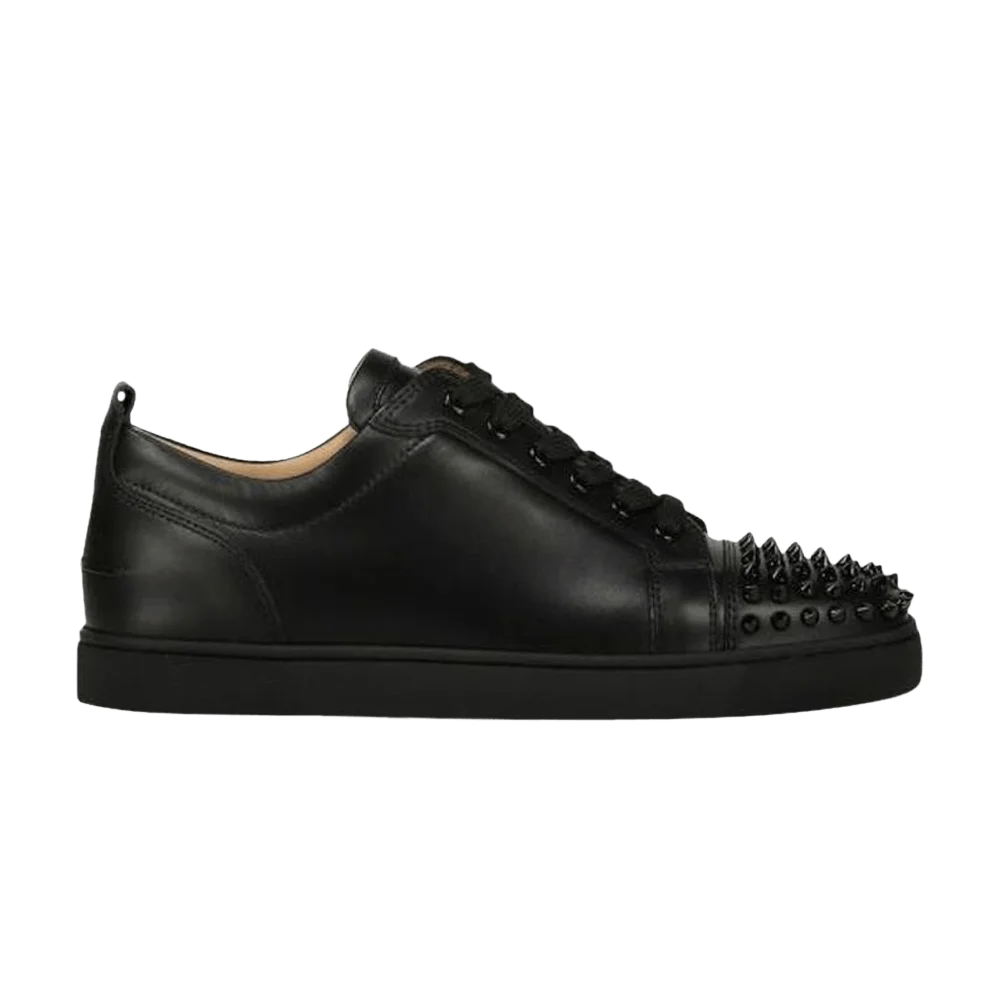 Krossovki-Christian-Louboutin-Louis-Junior-Spikes-Flat-Black