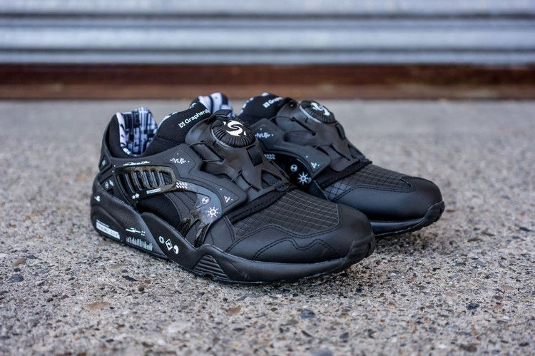 Кроссовки Puma Graphers Rock x Disc Blaze 'Black'