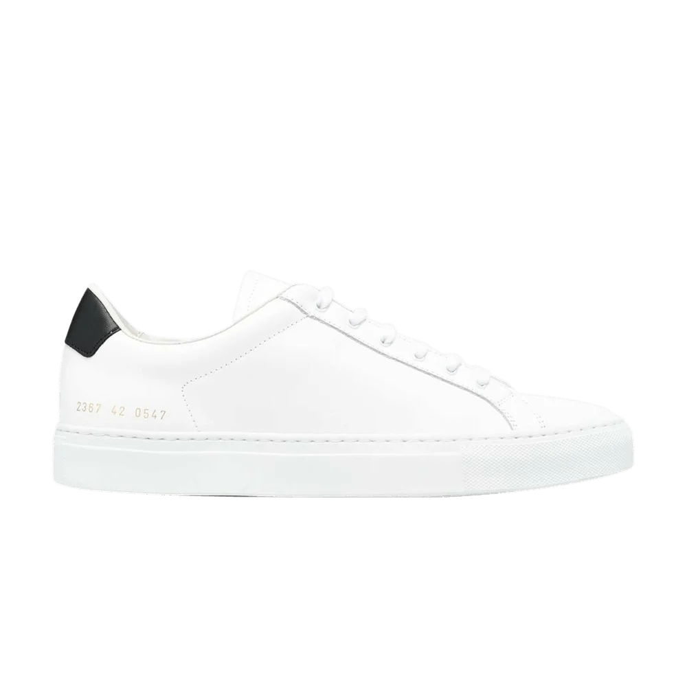 Кроссовки Common Projects Retro Low 'White Black'