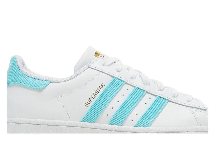 Кроссовки Adidas Superstar 'White Pulse Aqua'