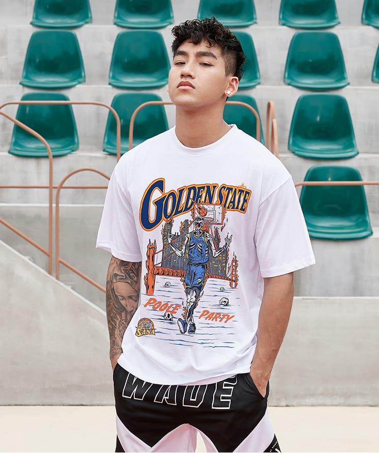 Футболка Ehot Golden State Pool Party White T-Shirt