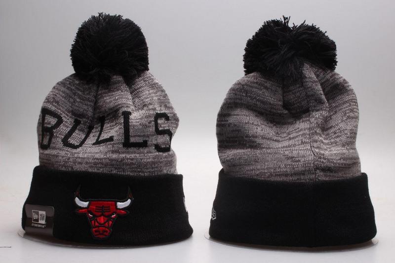 Шапка Bulls Black & Gray Knit Hat 2018