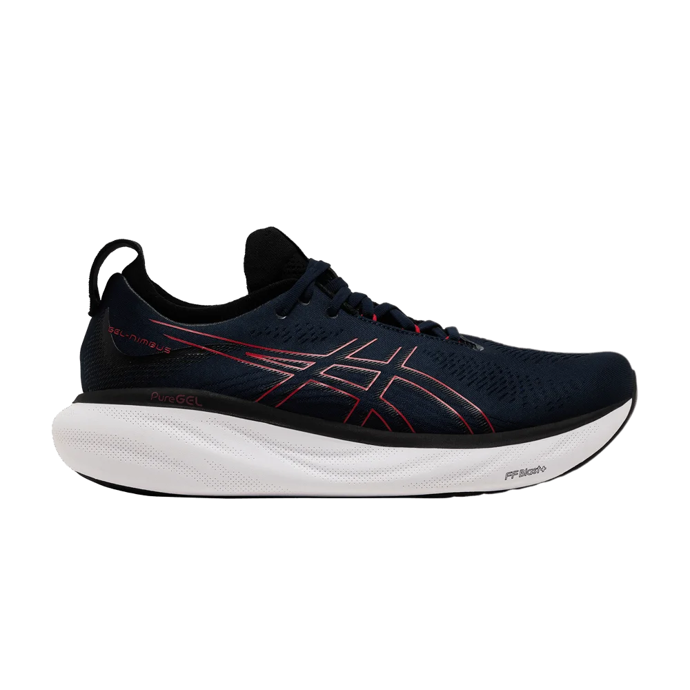 Кроссовки ASICS Gel Nimbus 25 'Midnight Electric Red'