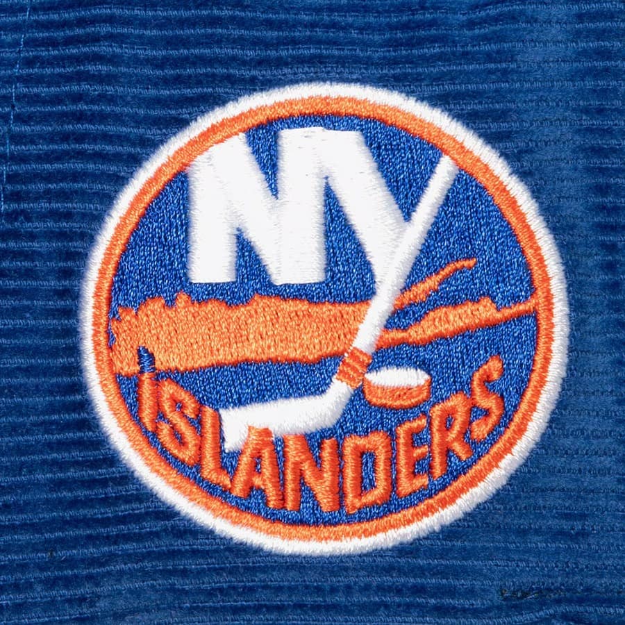 Бейсболка Mitchell & Ness Royal New York Islanders All Directions Corduroy Snapback Hat