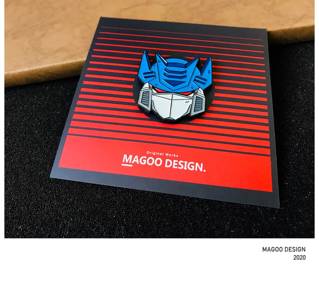 Значок Magoo Design Transformers Blue Pin