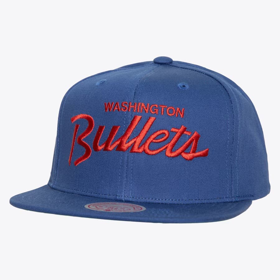 Mitchell-Ness-Blue-Washington-Bullets-Hardwood-Classics-NBA-90s-Draft-Day-Snapback-Hat