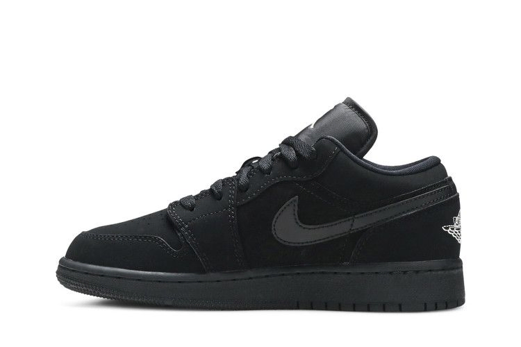 Кроссовки Air Jordan 1 Retro Low GS 'Triple Black'
