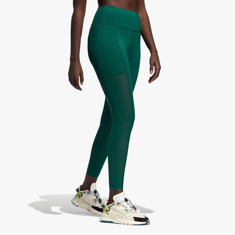 Тайтсы adidas Ivy Park Mesh 3-Stripes Tights Dark Green