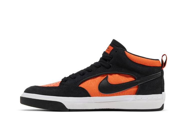 Кроссовки Nike React Leo SB 'Black Electro Orange'