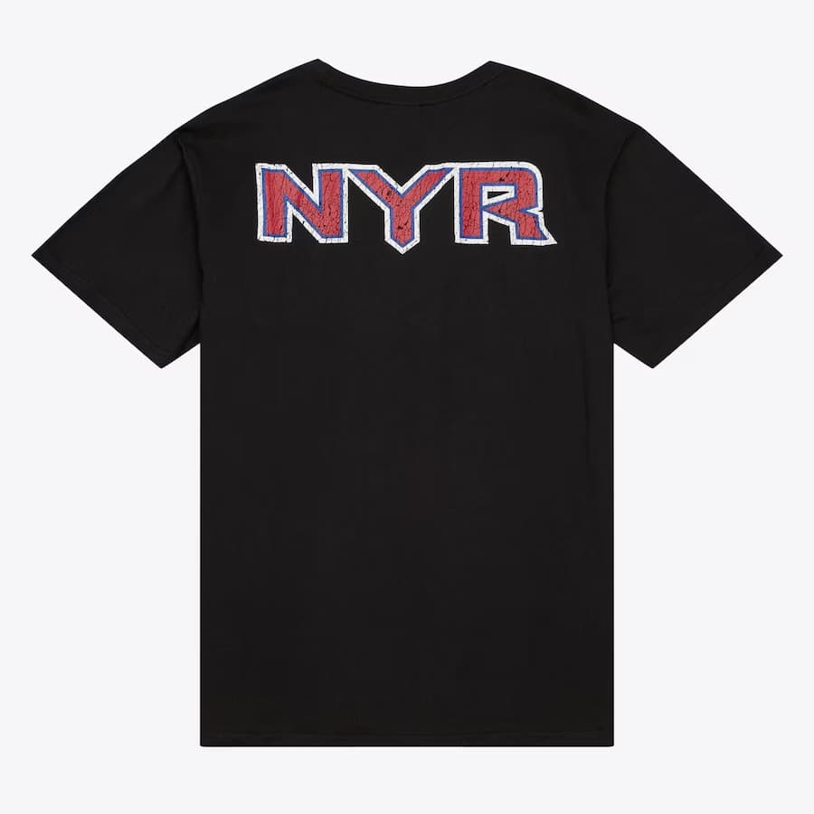 Футболка Mitchell & Ness Black New York Rangers Team OG Premium T-Shirt