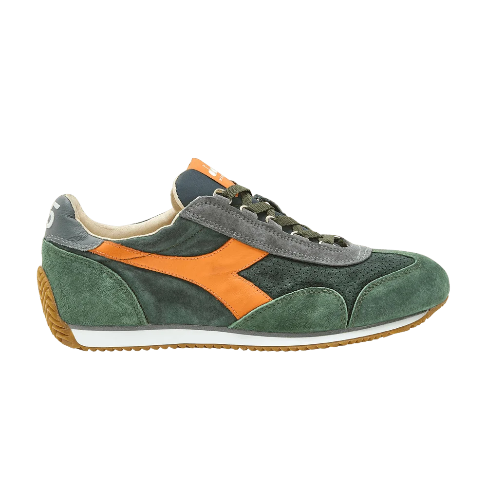 Krossovki-Diadora-Equipe-Suede-SW-Green-Night-Orange