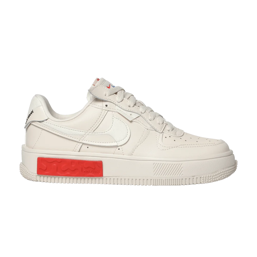 Кроссовки Nike Wmns Air Force 1 Fontanka 'Pearl White University Red'
