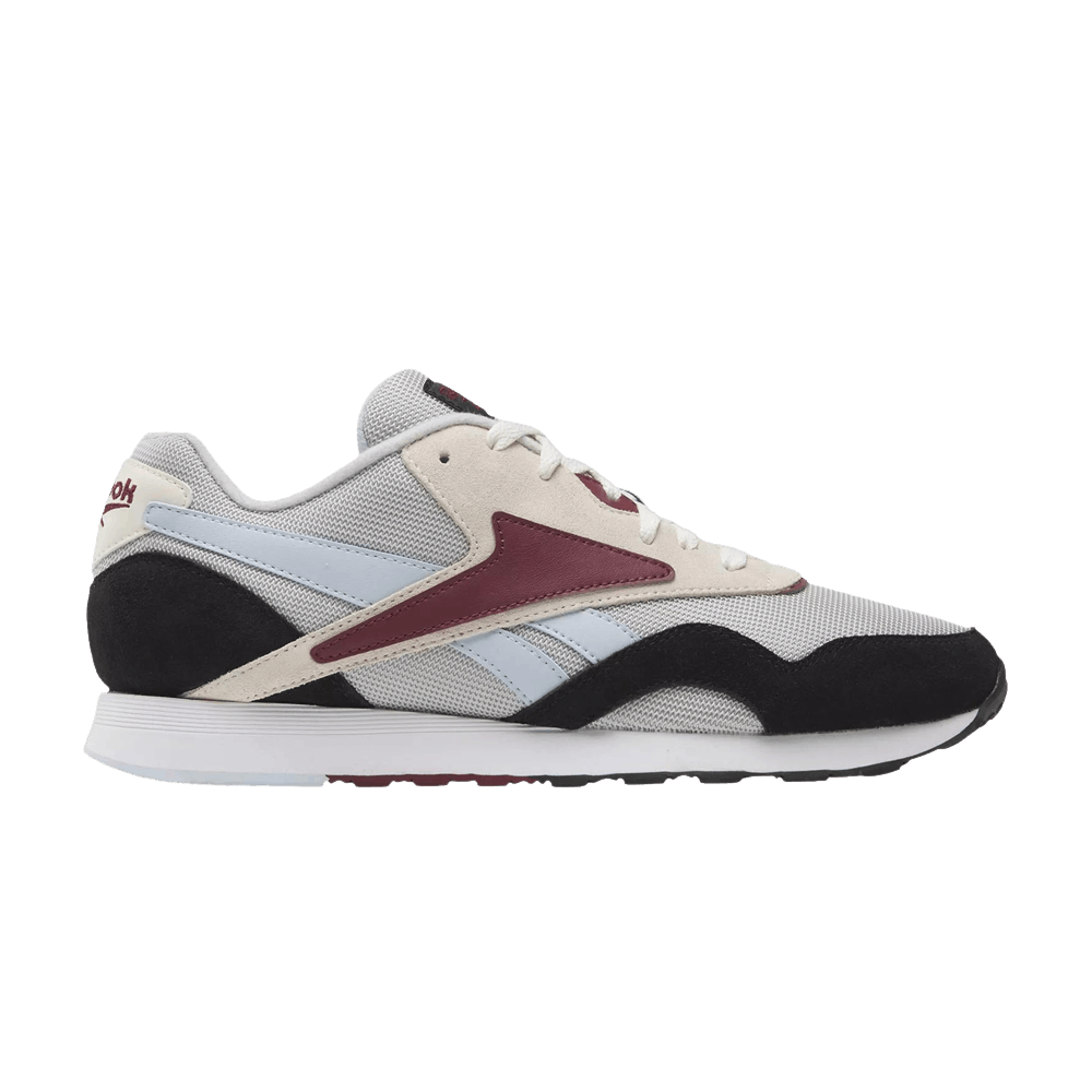 Кроссовки Reebok Classic Nylon Plus 'Black Steely Fog Maroon'