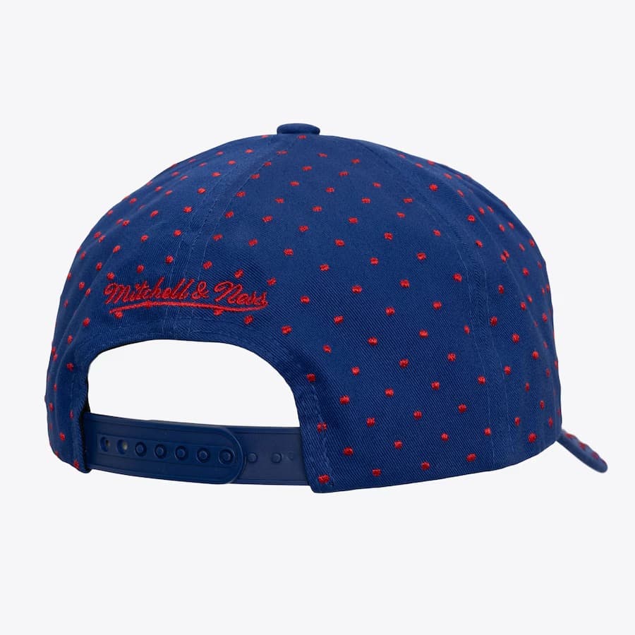 Бейсболка Mitchell & Ness Royal Philadelphia Phillies Polka Polka Pro Adjustable Hat