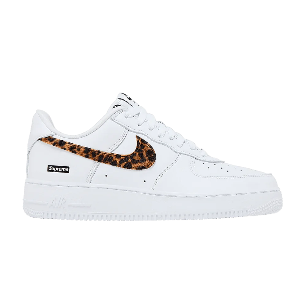 Кроссовки Supreme x GOODENOUGH x Nike Air Force 1 Low 'White Cheetah Print'
