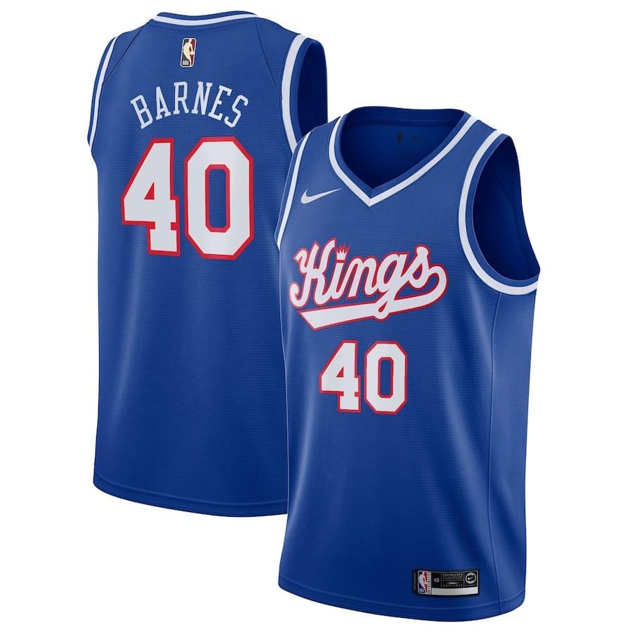 Баскетбольная джерси 2021-22 Sacramento Kings #40 Harrison Barnes Classic Edition Swingman Jersey