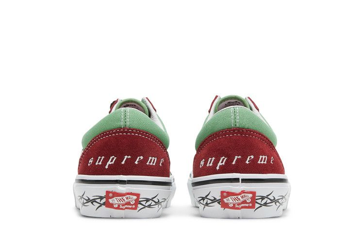 Кроссовки Vans Supreme x Old Skool 'Barbed Wire - Green'
