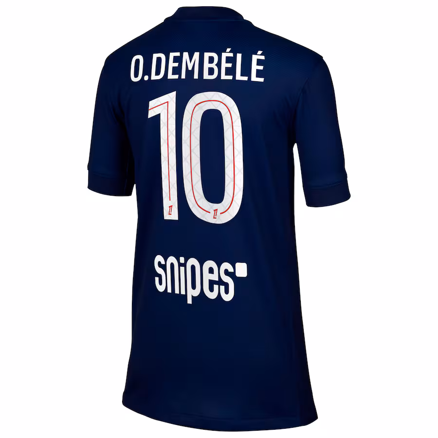 Детская Футбольная форма PSG Nike Home Stadium Shirt 2025-26 - O. Dembélé 10