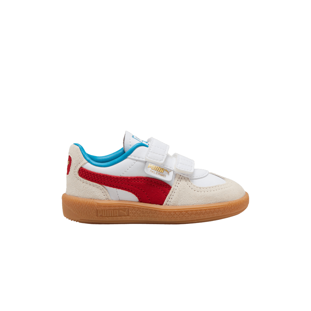 Кроссовки Puma Palermo Leather Toddler 'White Red'