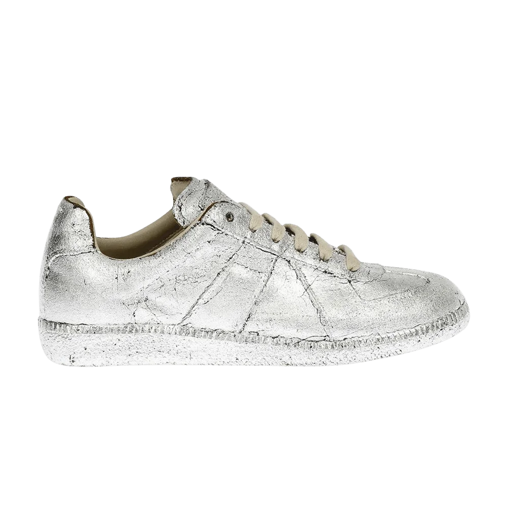 Krossovki-Maison-Margiela-Wmns-Replica-Low-Silver-Paint