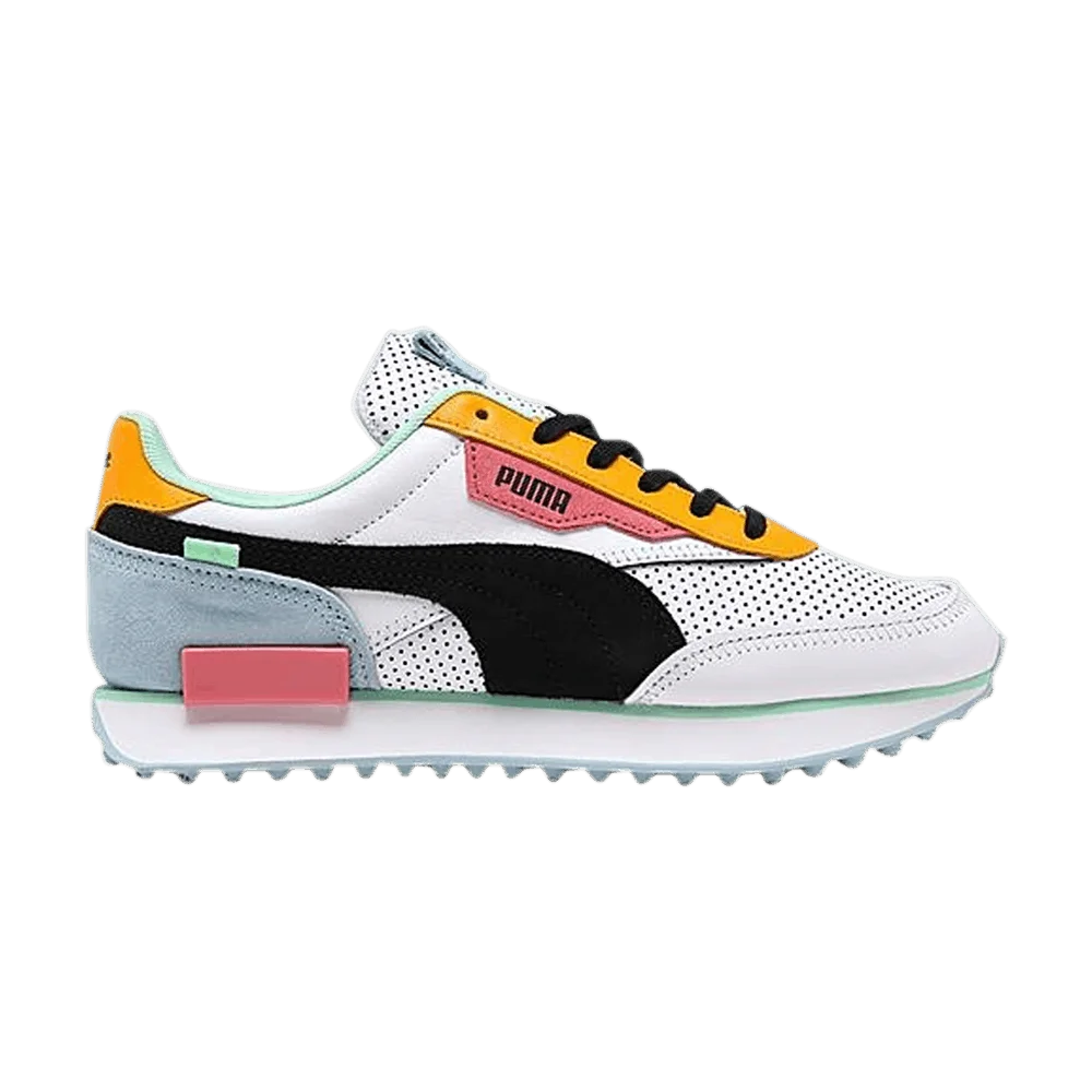 Krossovki-Puma-Future-Rider-Play-On-White-Pink