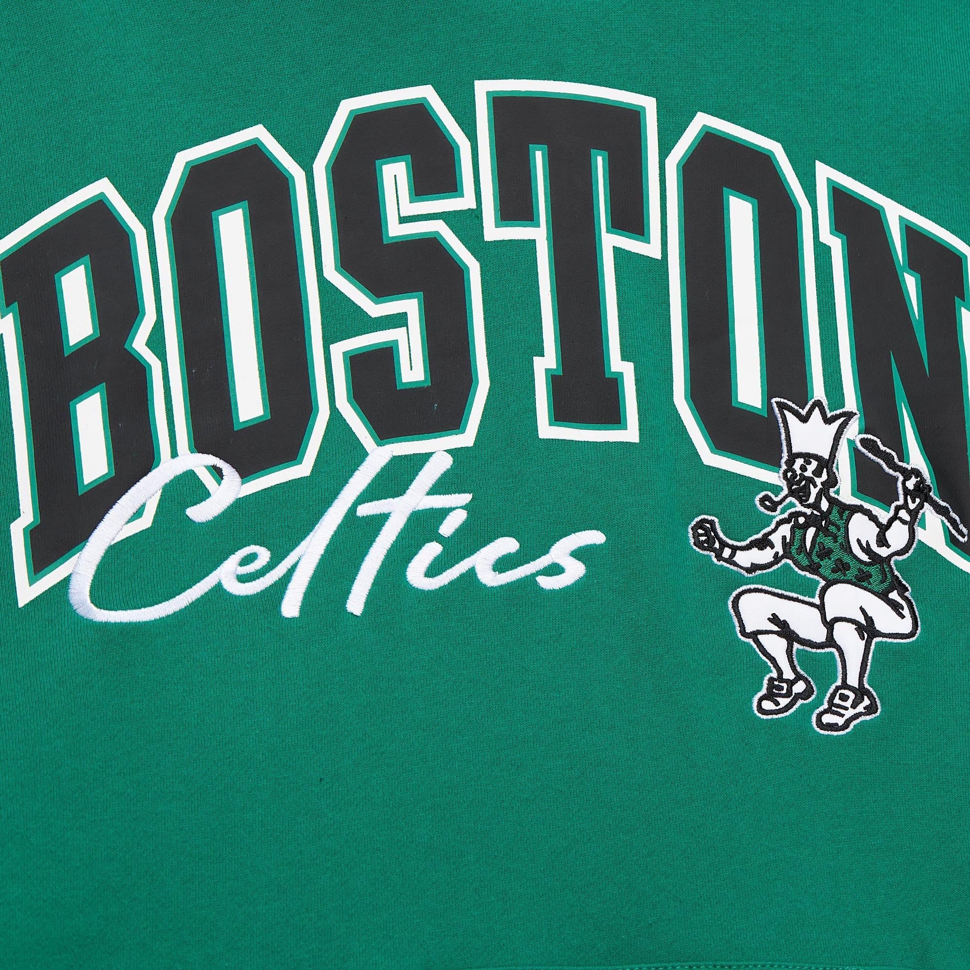 Худи Mitchell & Ness Premium Fleece Vintage Logo Boston Celtics Hoodie