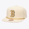 Mitchell-Ness-Cream-Boston-Red-Sox-Golden-Ivory-Snapback-Hat-100x100