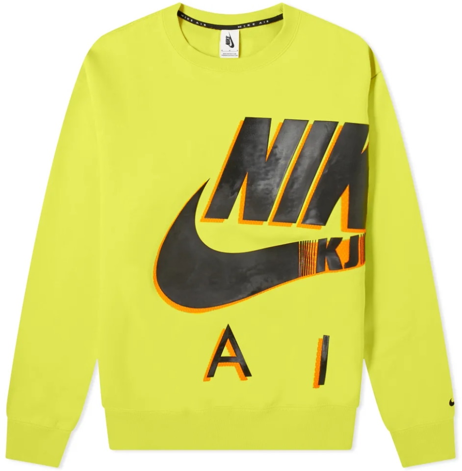 Толстовка Nike x Kim Jones Fleece Crewneck Volt