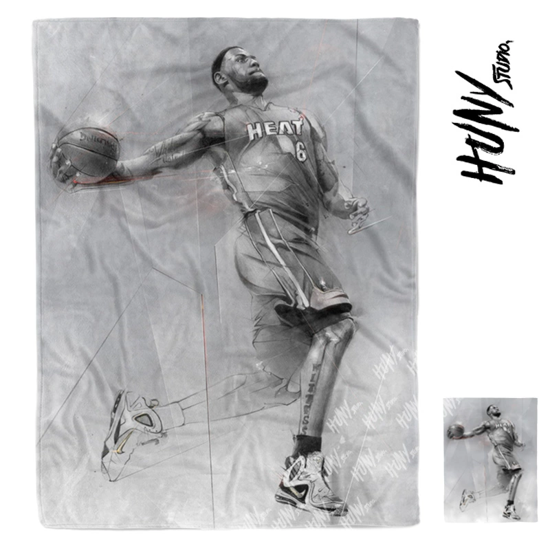 Плед LeBron James Blanket – Basketball Fan Gift