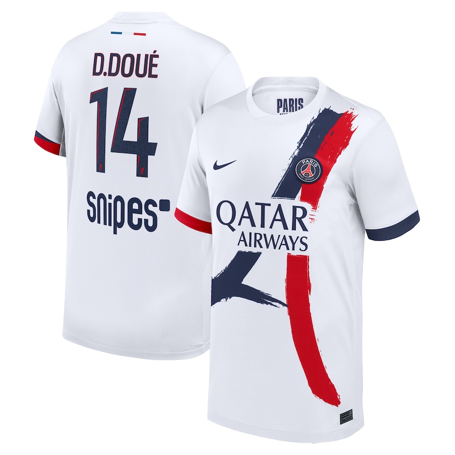 Детская Футбольная форма PSG Nike Away Stadium Shirt 2025-26 - D. Doué 14