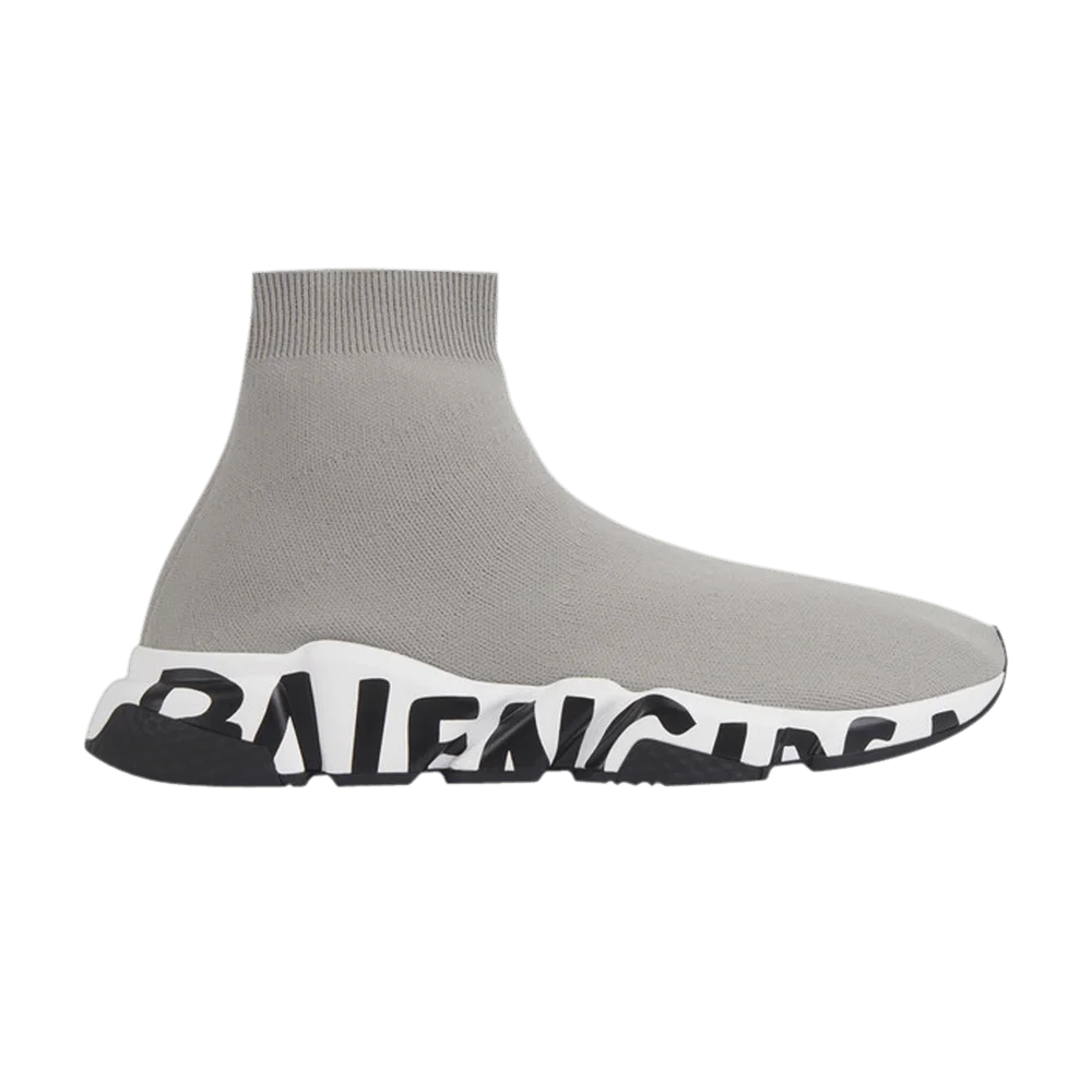 Кроссовки Balenciaga Speed Trainer 'Midsole Graffiti - Grey'