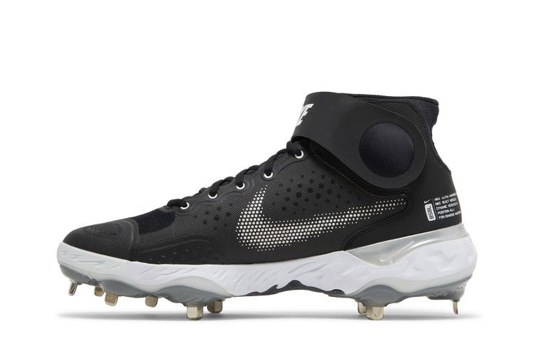 Кроссовки Nike Alpha Huarache Elite 3 Mid 'Black Light Smoke Grey'