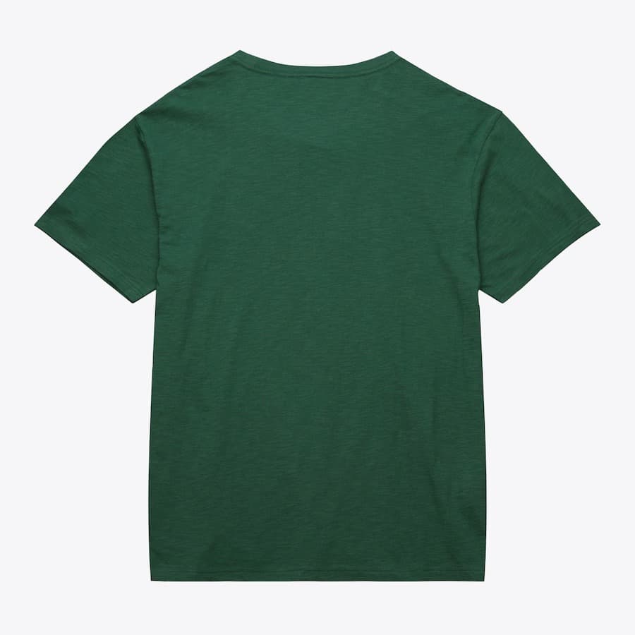 Футболка Mitchell & Ness Green Milwaukee Bucks Vintage Logo Legendary Slub T-Shirt
