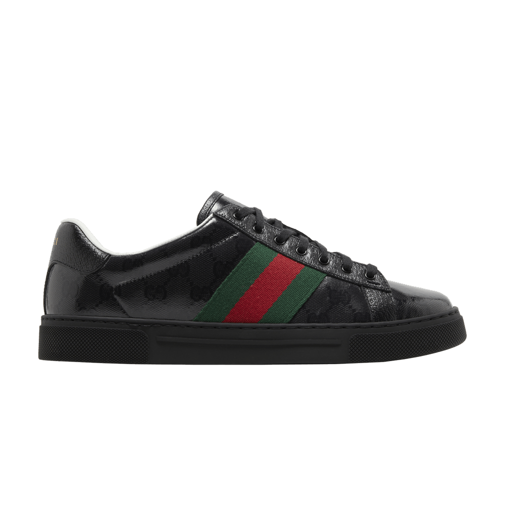Кроссовки Gucci Ace 'GG Crystal Canvas - Black'