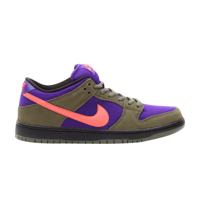 Кроссовки Nike Dunk Low Pro SB 'Medium Olive Atomic Red'