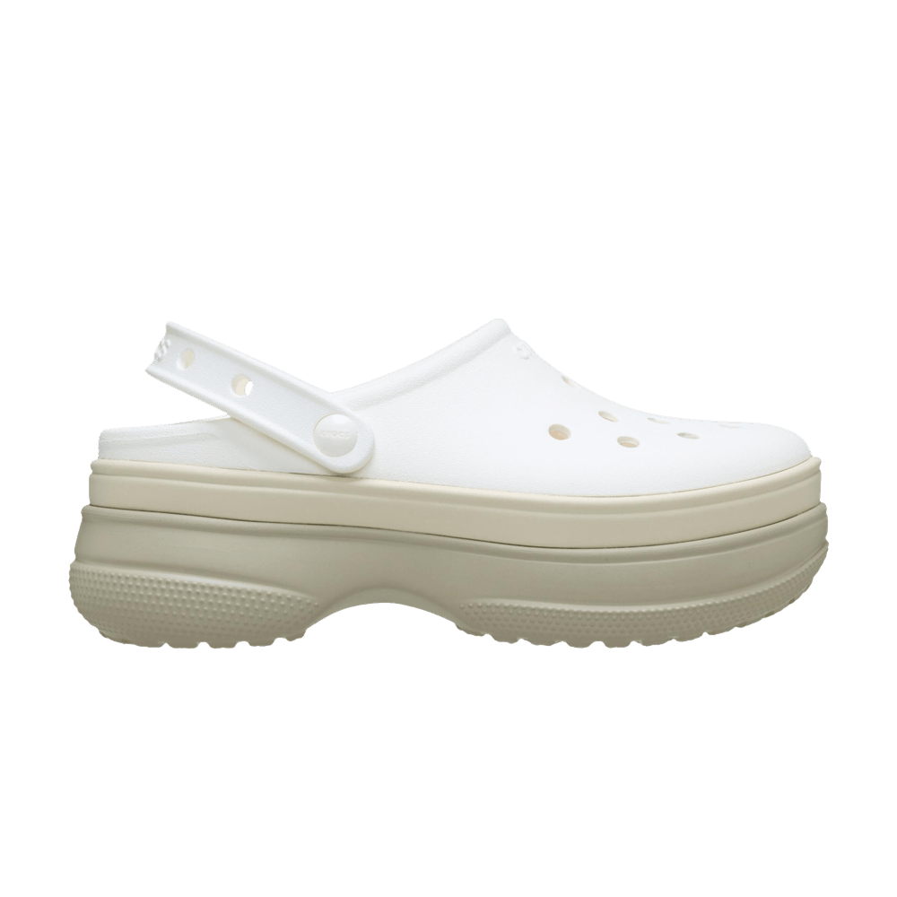 Кроссовки Crocs Classic Stacked Clog 'Chalk'