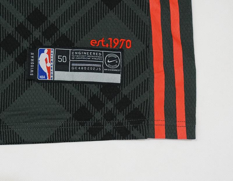 Баскетбольная джерси 2017-18 Damian Lillard Blazers #0 City Black