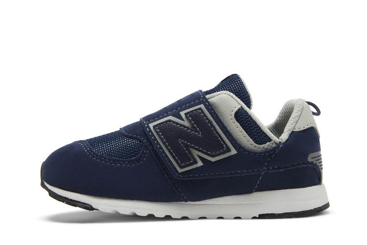 Кроссовки New Balance 574 New-B Hook & Loop Toddler 'Navy White'