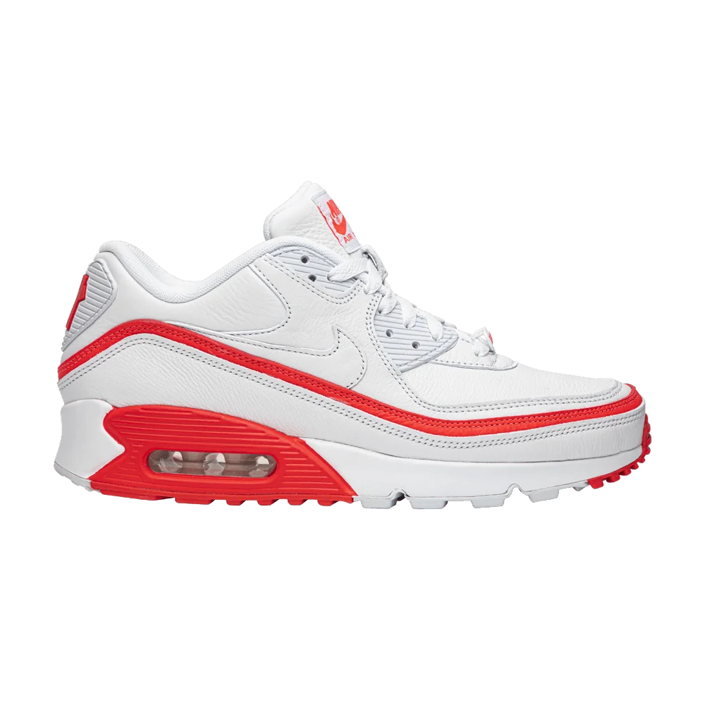 Krossovki-Undefeated-x-Nike-Air-Max-90-White-Solar-Red