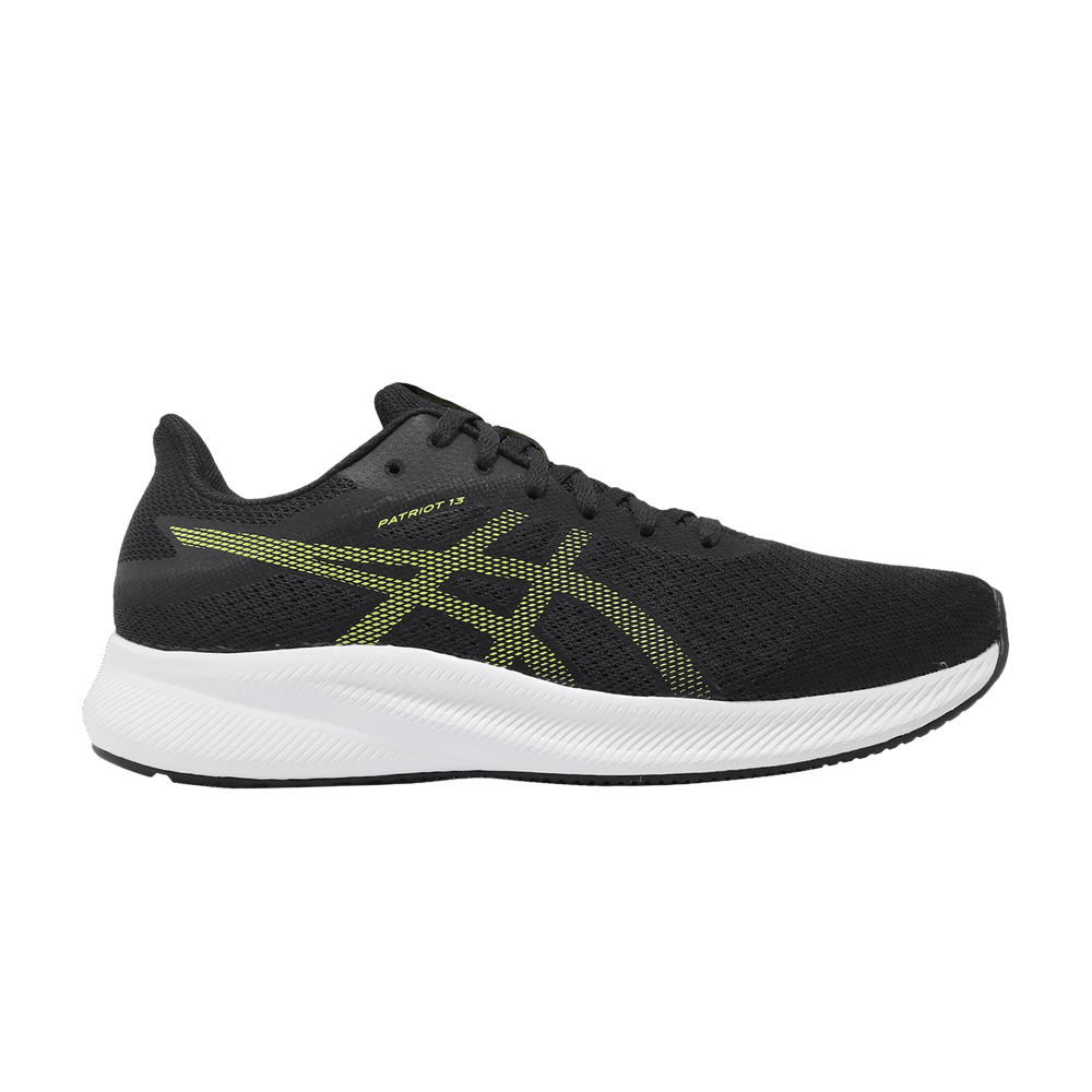 Кроссовки Asics Patriot 13 2E Wide 'Black Bright Yellow'