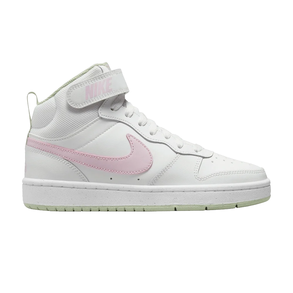 Кроссовки Nike Court Borough Mid 2 GS 'White Pink Foam'