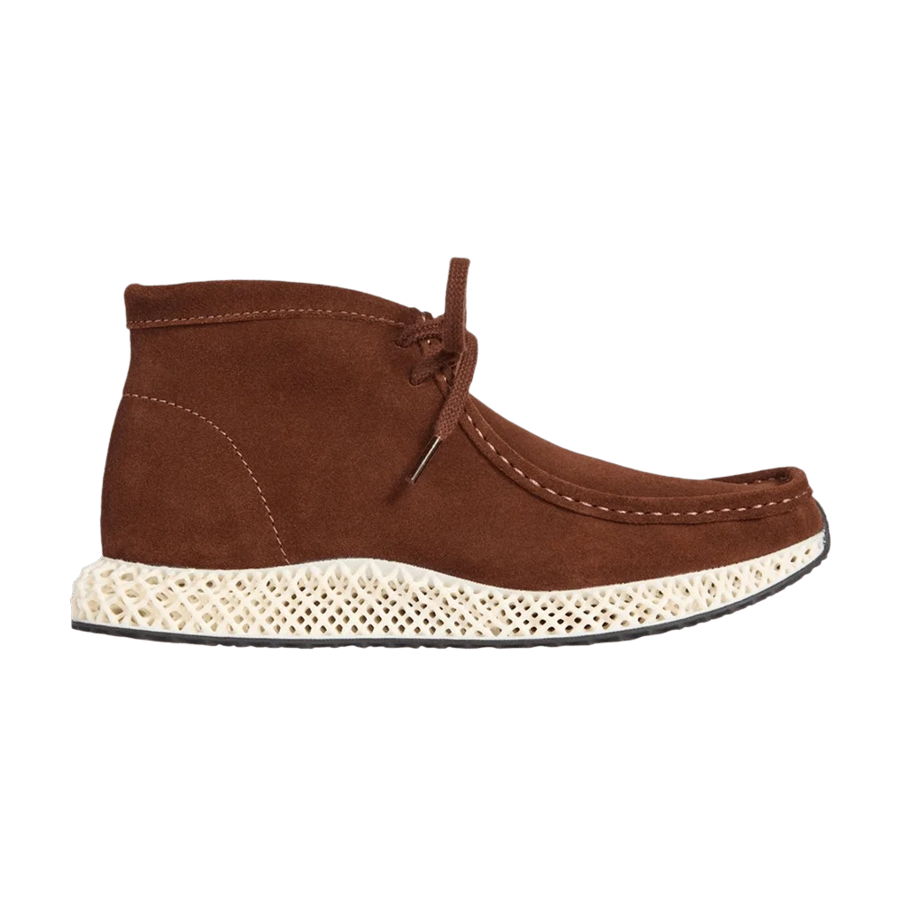 Кроссовки Ronnie Fieg x Adidas x Clarks 8th Street Wallabee Mid 4D 'Chestnut'