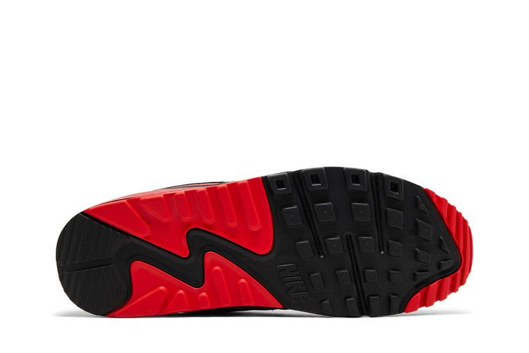 Кроссовки Nike Air Max 90 'Iron Grey Fire Red'
