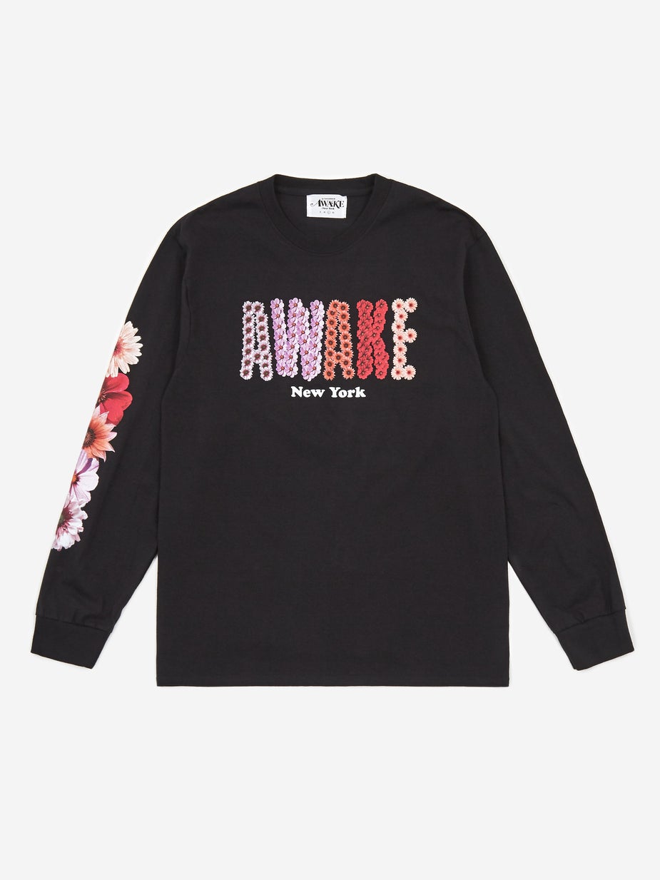 Футболка Awake Bloom L/S T-shirt Black