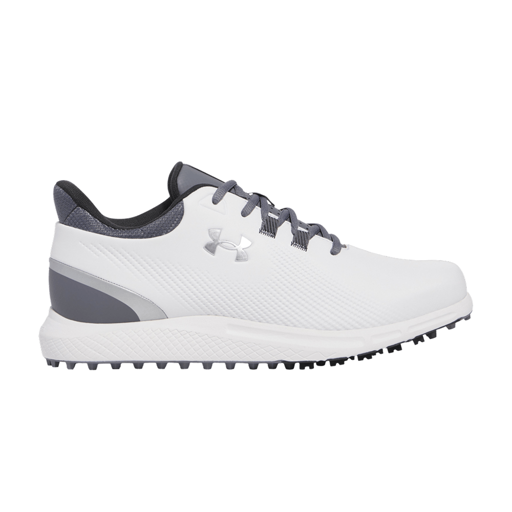 Кроссовки Under Armour Drive Medal Spikeless Wide 'White Titan Grey'