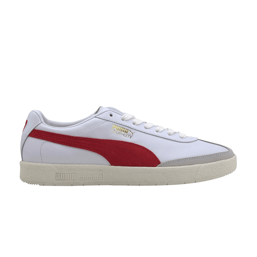 Кроссовки Puma Oslo-City Premium 'White High Risk Red'
