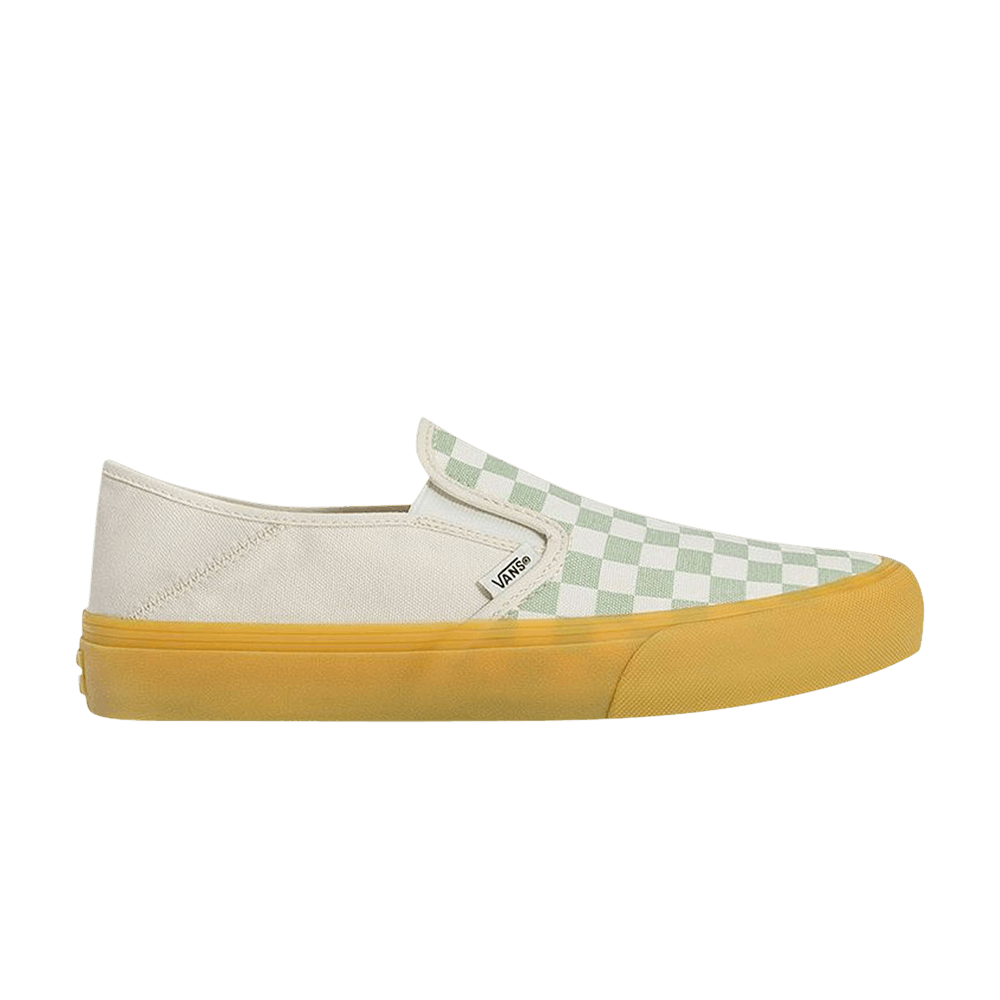 Кроссовки Vans Slip-On SF 'Checkerboard - Dusky Green Gum'