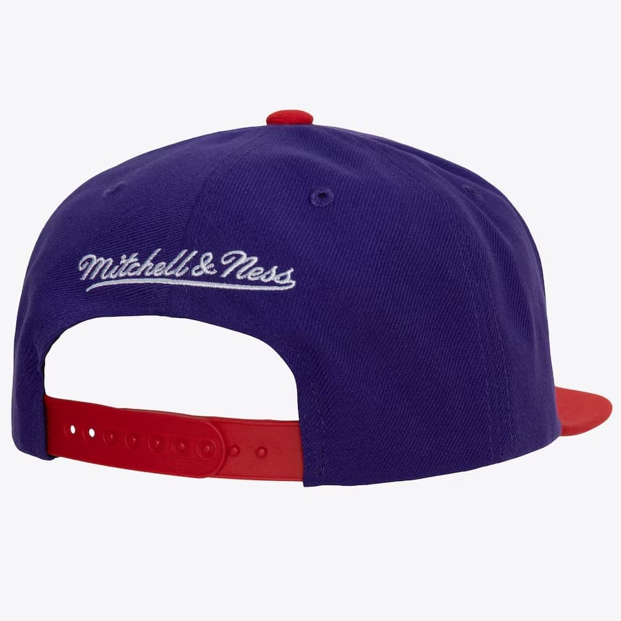Бейсболка Mitchell & Ness Purple Toronto Raptors Cross Check Snapback Hat