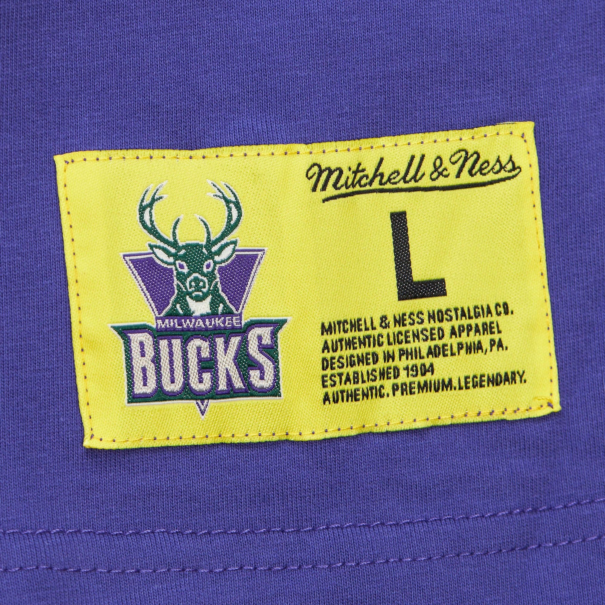 Футболка Mitchell & Ness Neon Nights SS Premium Tee Milwaukee Bucks