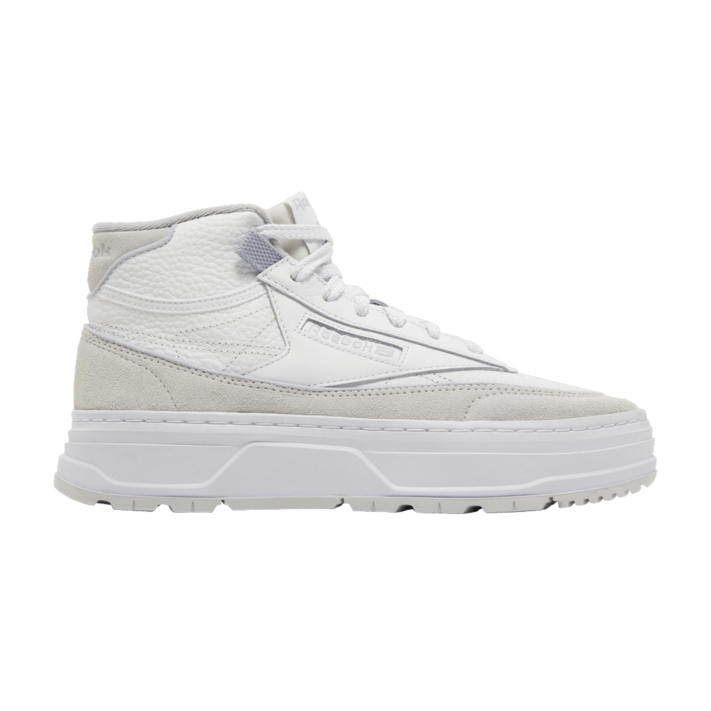 Кроссовки Reebok Wmns Club C Geo Mid 'White Cold Grey'